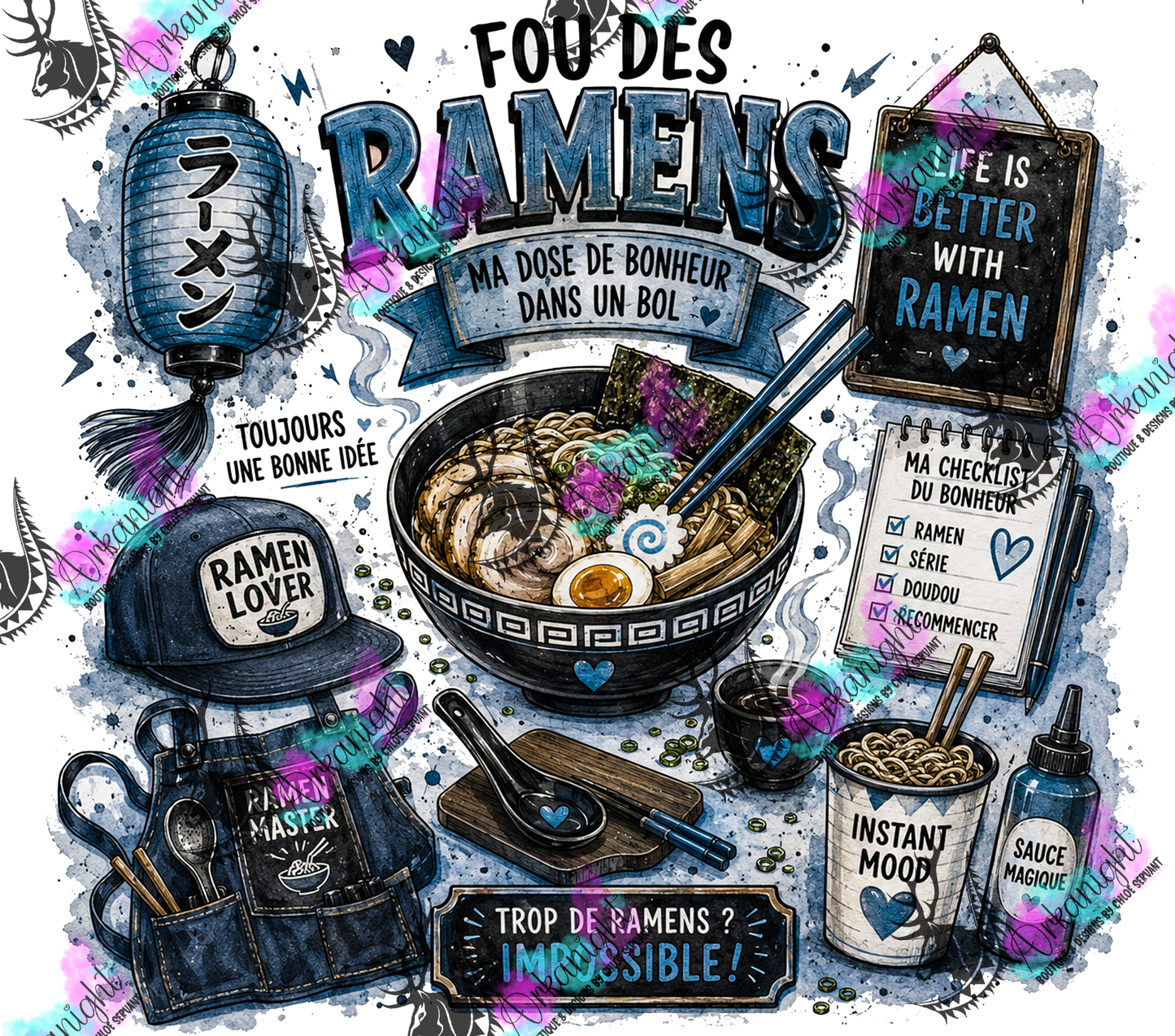 Numérique - Collection Occupation & Passion - Fou des Ramens