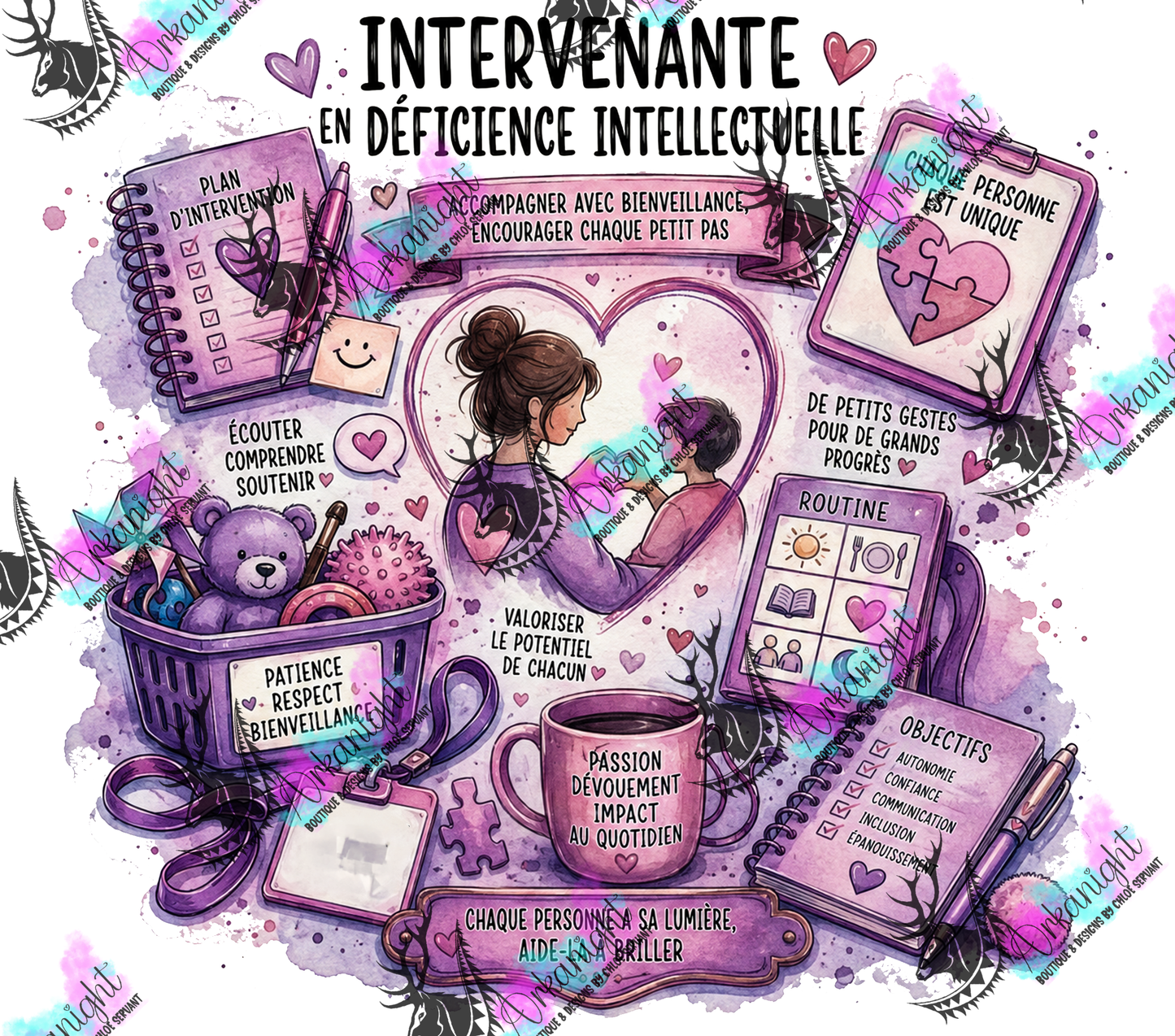 Numérique - Collection Occupation & Passion - Intervenante en déficience intellectuelle