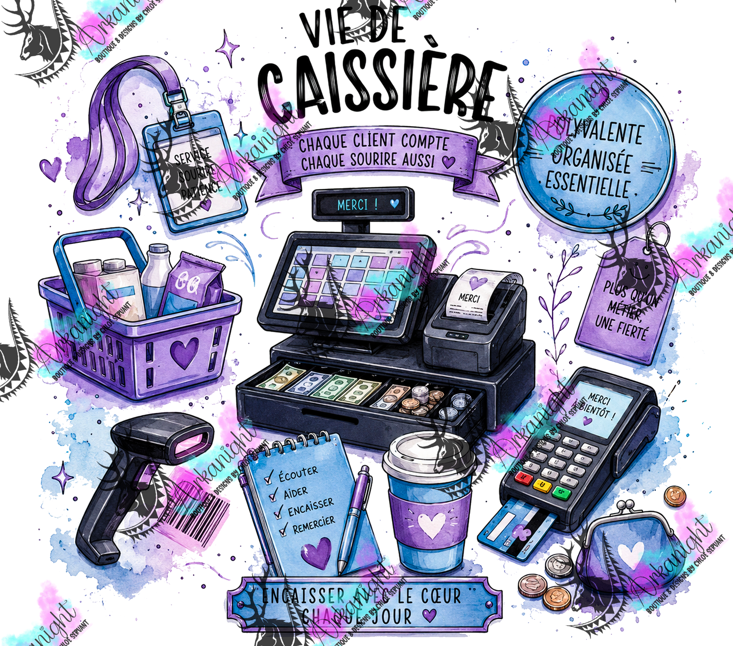 Numérique - Collection Occupation & Passion - Vie de Caissière
