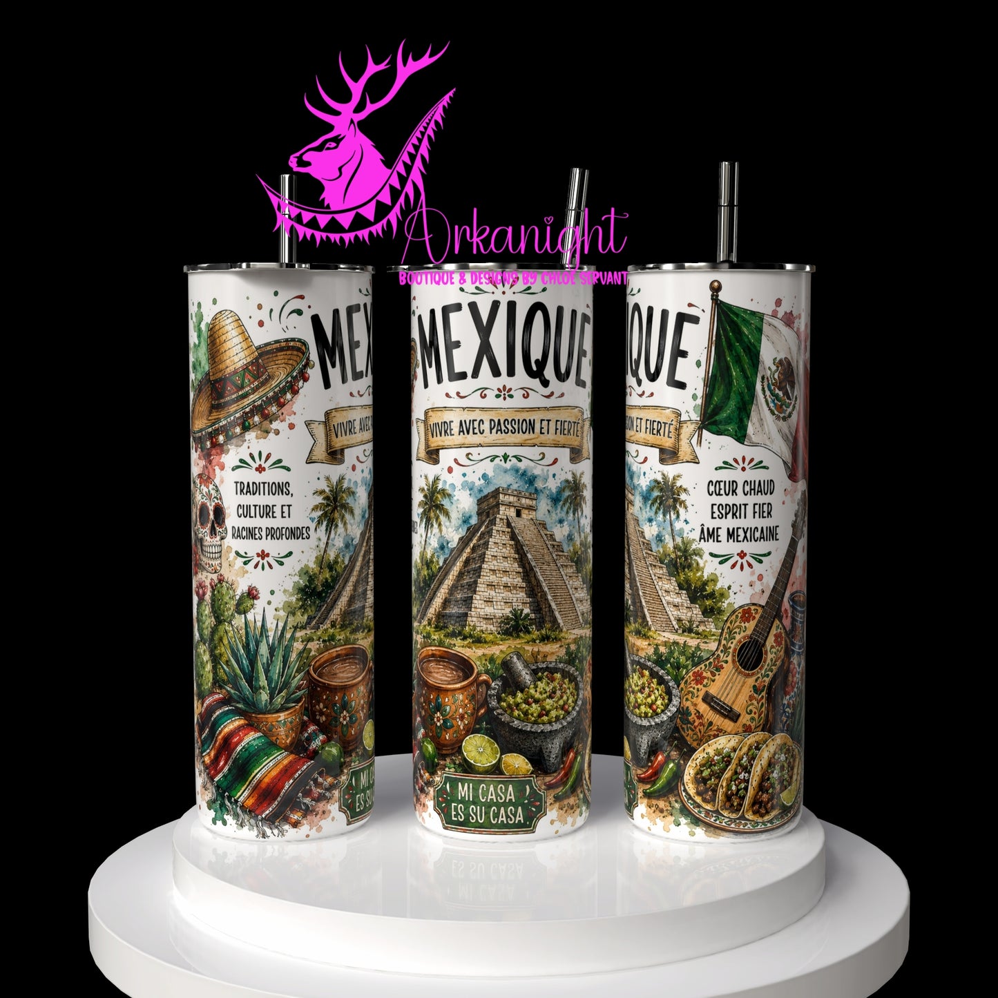 Gourde sur commande - Collection Destination Voyage - Mexique
