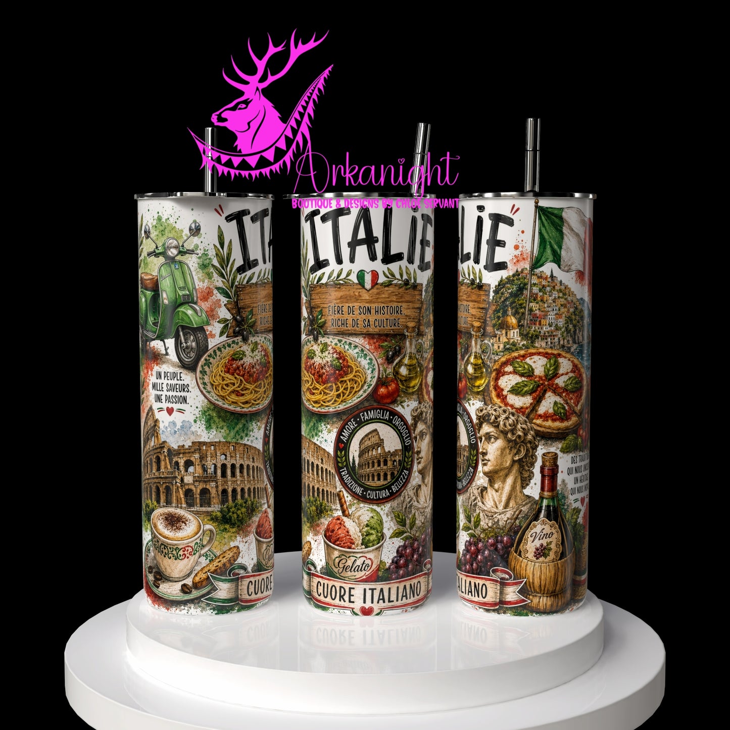 Gourde sur commande - Collection Destination Voyage - Italie