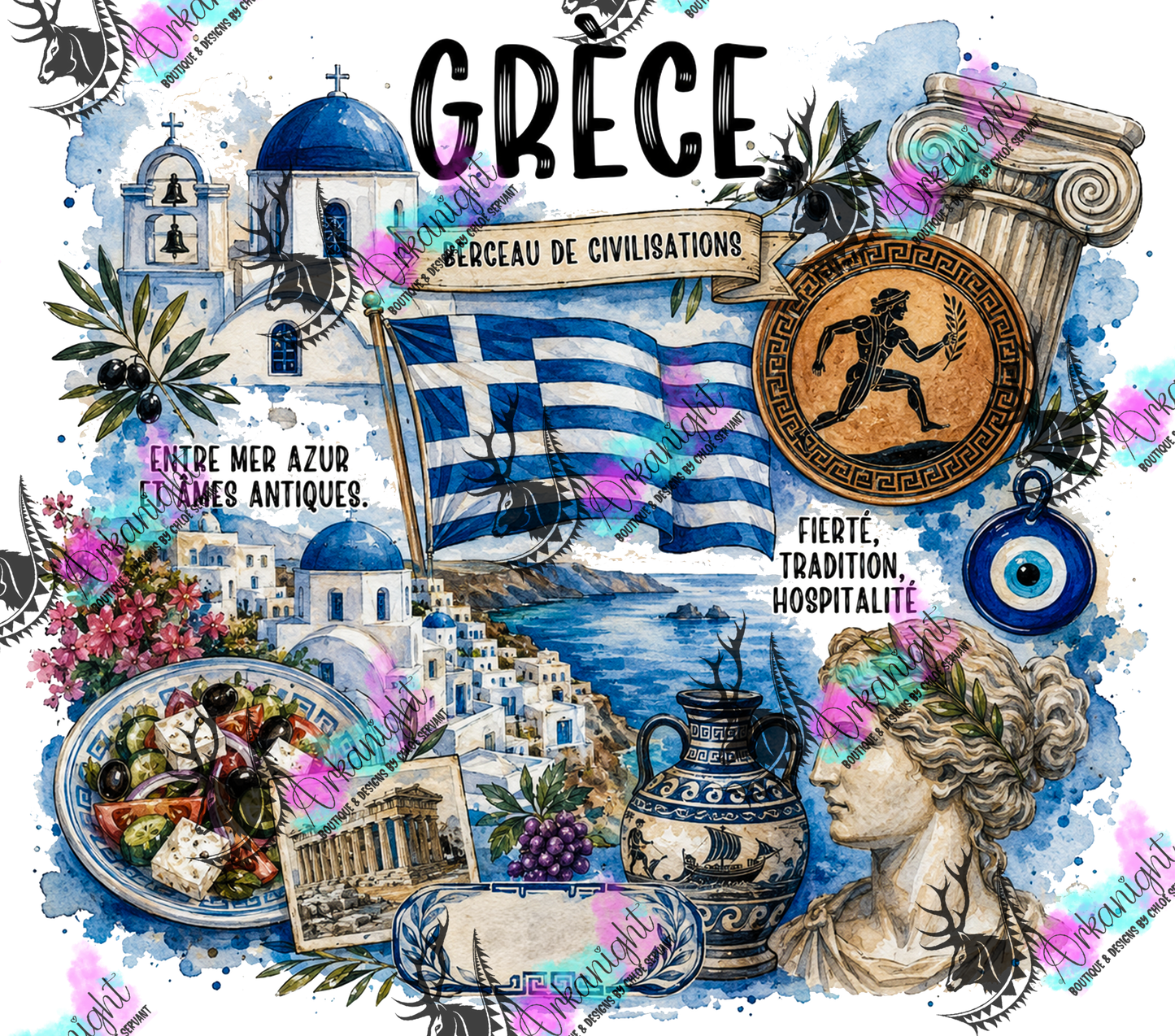 Numérique - Collection Destination Voyage - Grèce