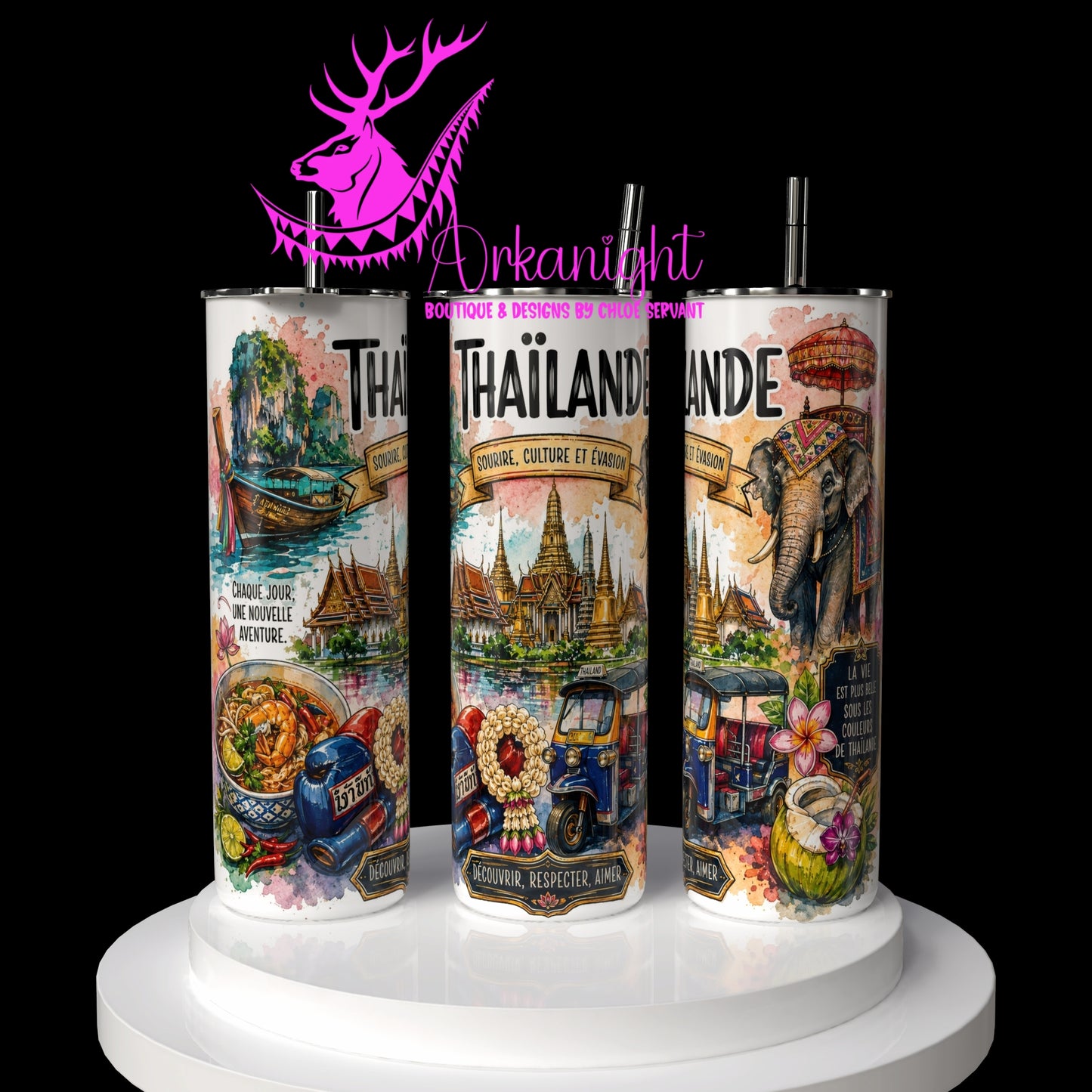 Gourde sur commande - Collection Destination Voyage - Thaïlande
