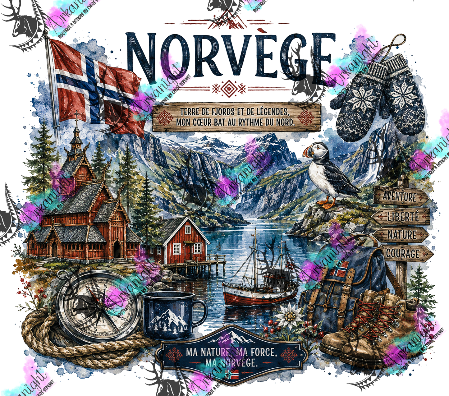 Numérique - Collection Destination Voyage - Norvège