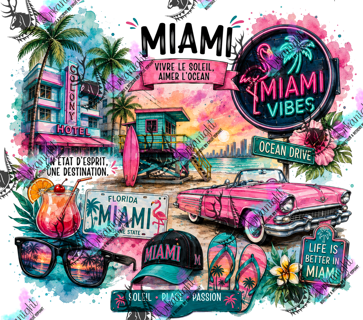 Numérique - Collection Destination Voyage - Miami