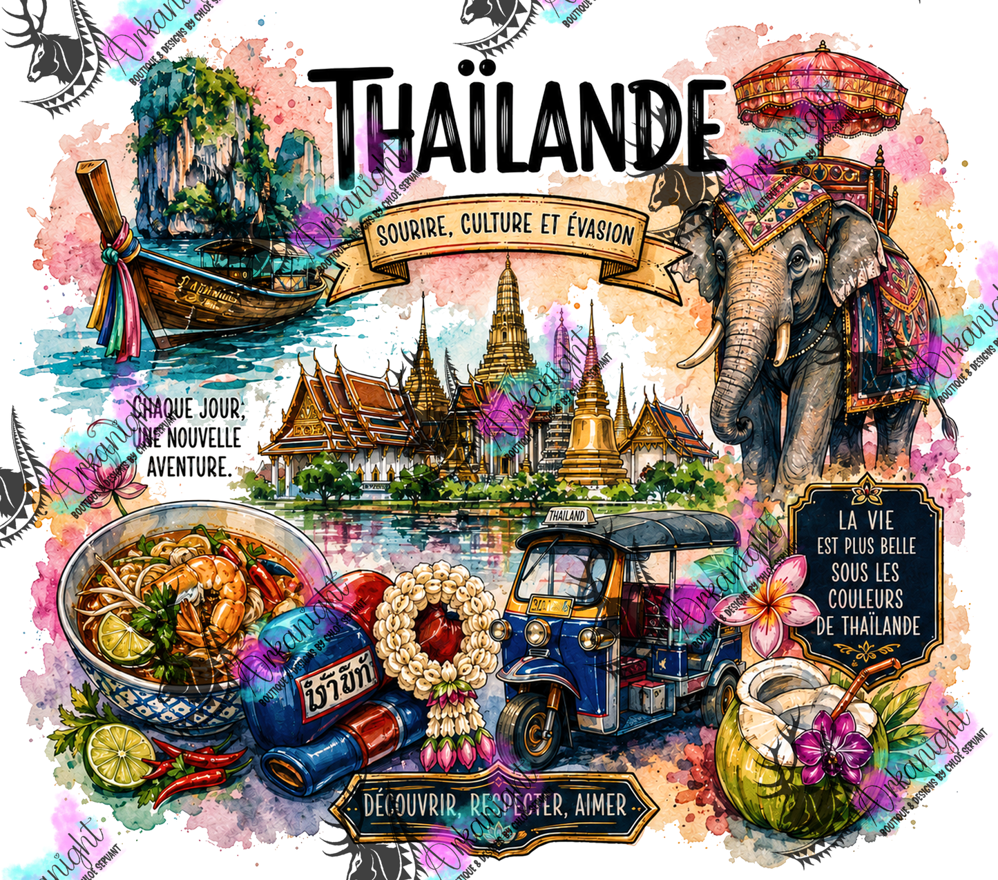 Numérique - Collection Destination Voyage - Thaïlande