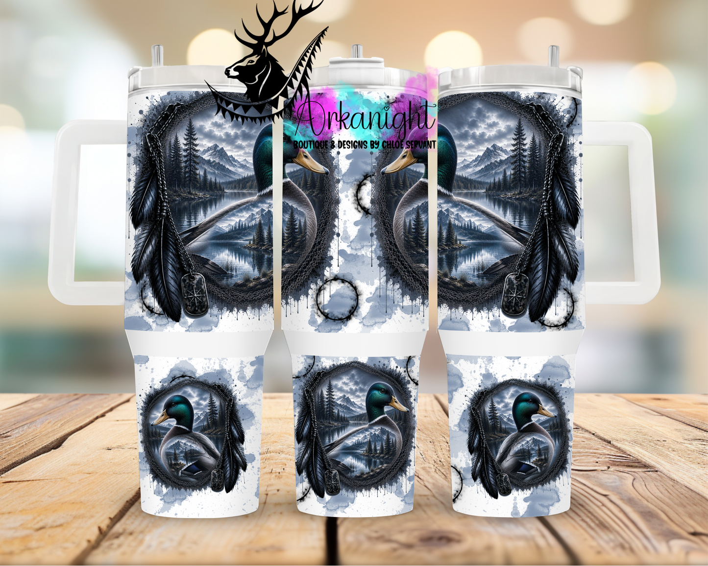 Gourde 40 oz sur commande ♡ Collection Boho 2026 - Double Exposition - Canard