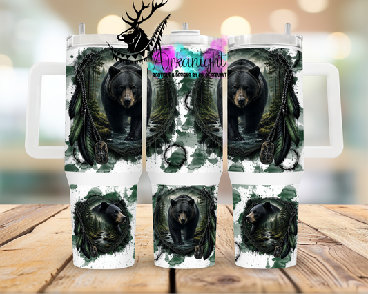 Gourde 40 oz sur commande ♡ Collection Boho 2026 - Double Exposition - Ours