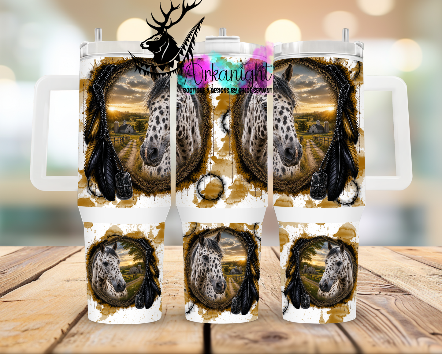 Numérique 40 oz ♡ Collection Halloween Double Exposition ♡ Appaloosa