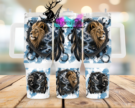 Numérique 40 oz ♡ Collection Halloween Double Exposition ♡ Lion