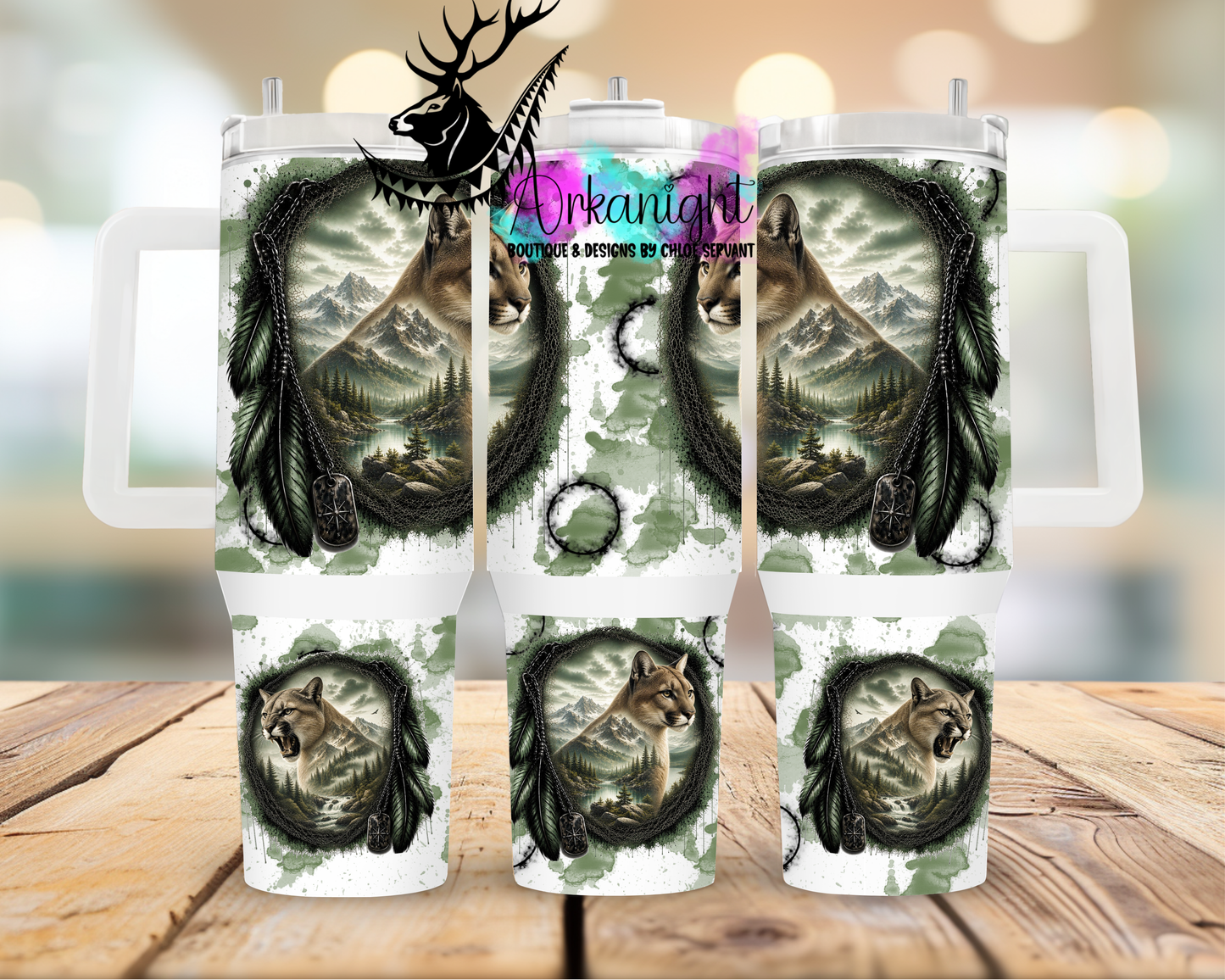 Gourde 40 oz sur commande ♡ Collection Boho 2026 - Double Exposition - Puma