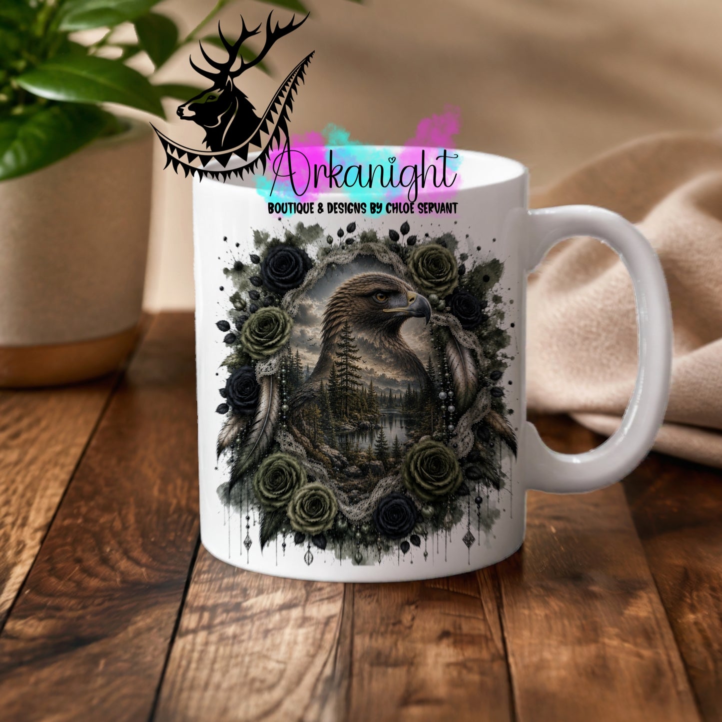 Tasse en céramique sur commande - Collection Boho 2026 ♡ Double Exposition ♡ Aigle