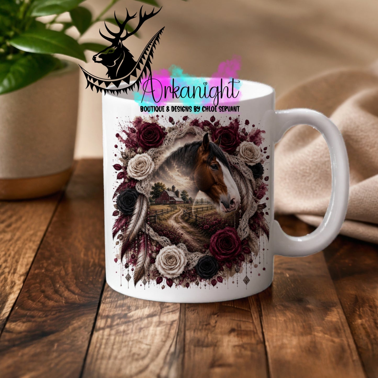 Tasse en céramique sur commande - Collection Boho 2026 ♡ Double Exposition ♡ Clydesdale