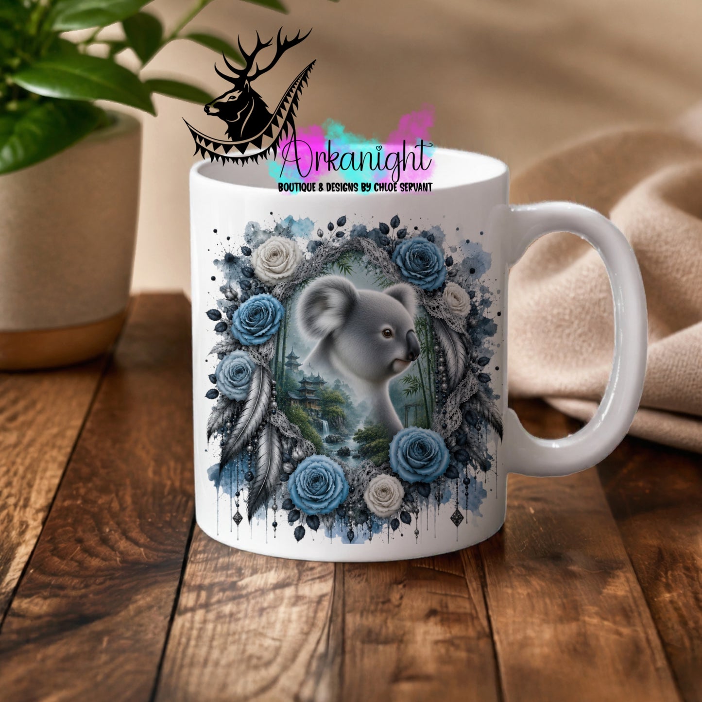 Tasse en céramique sur commande - Collection Boho 2026 ♡ Double Exposition ♡ Koala