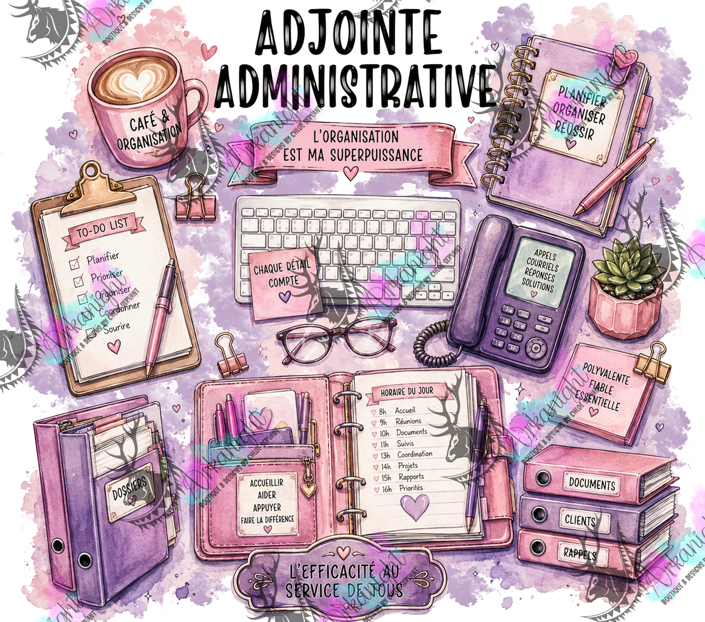 Numérique - Collection Occupation & Passion - Adjointe Administrative