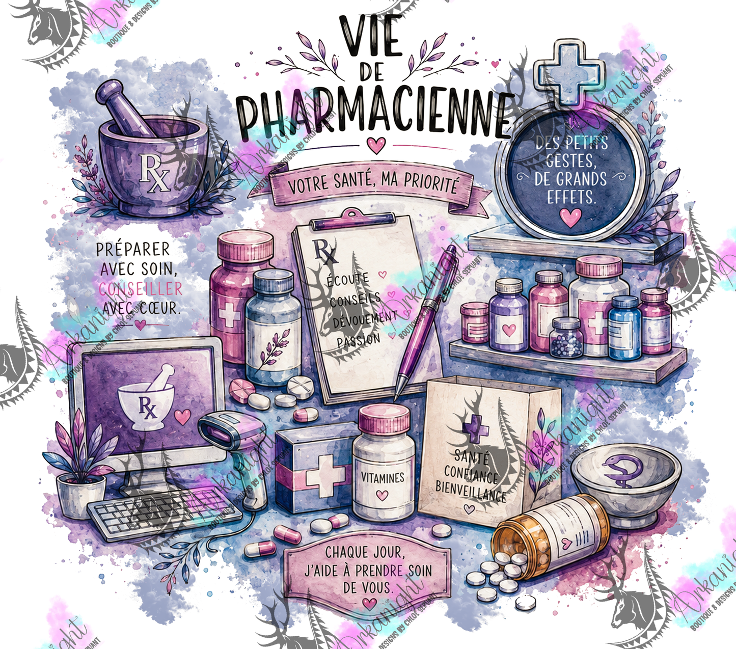 Numérique - Collection Occupation & Passion - Vie de Pharmacienne