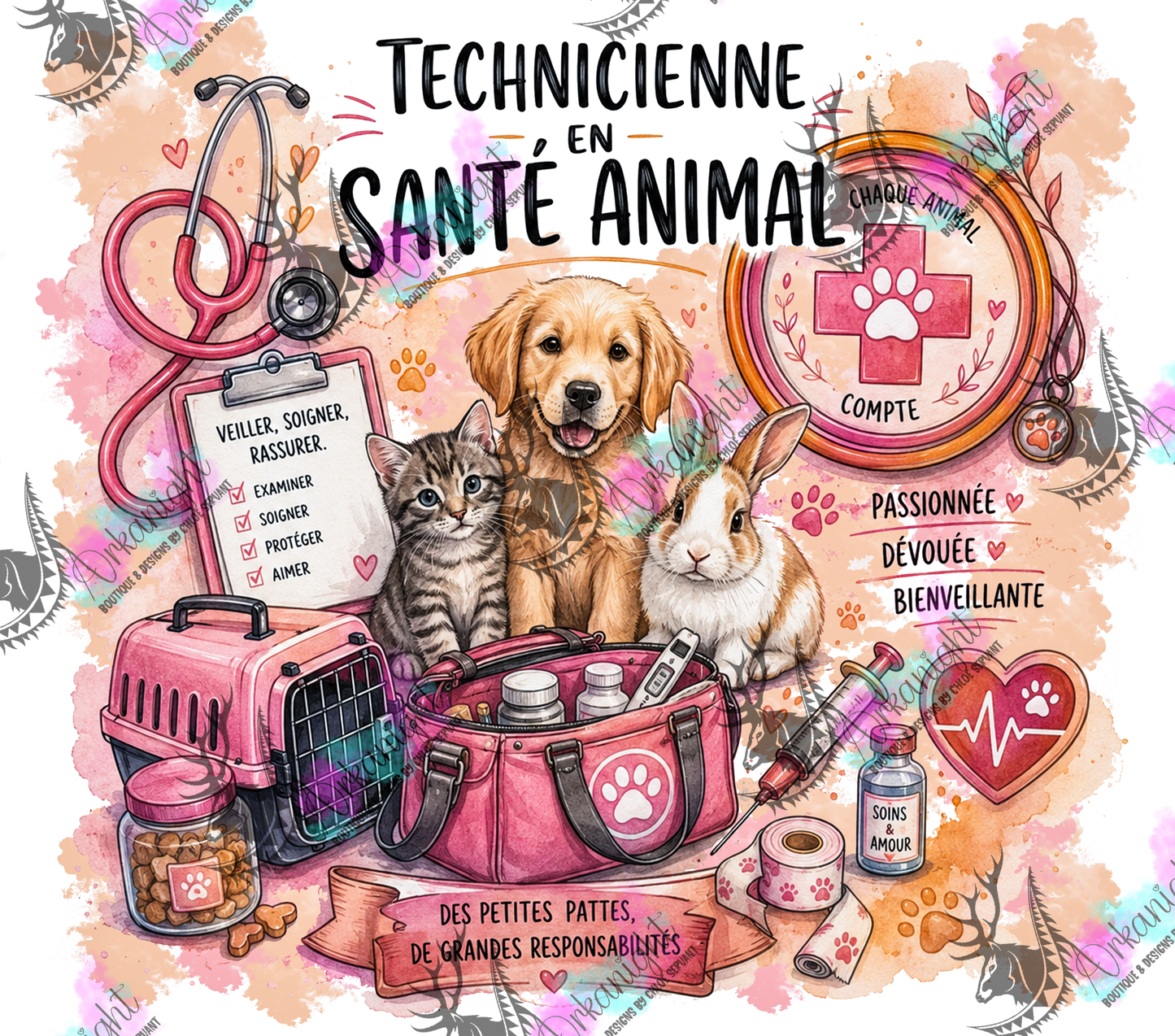 Numérique - Collection Occupation & Passion - Technicienne en santé animale