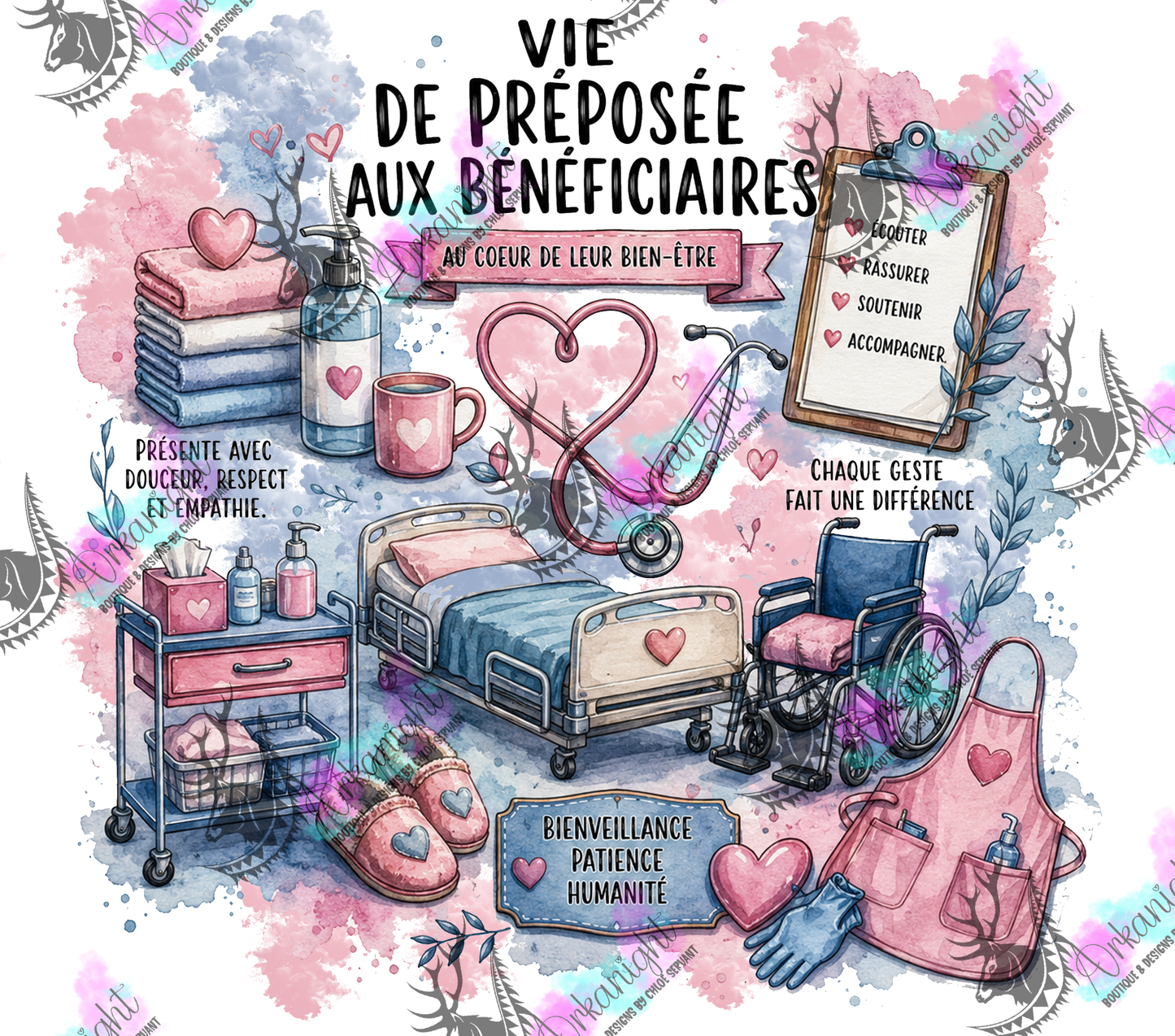 Numérique - Collection Occupation & Passion - Préposée aux bénéficiaires