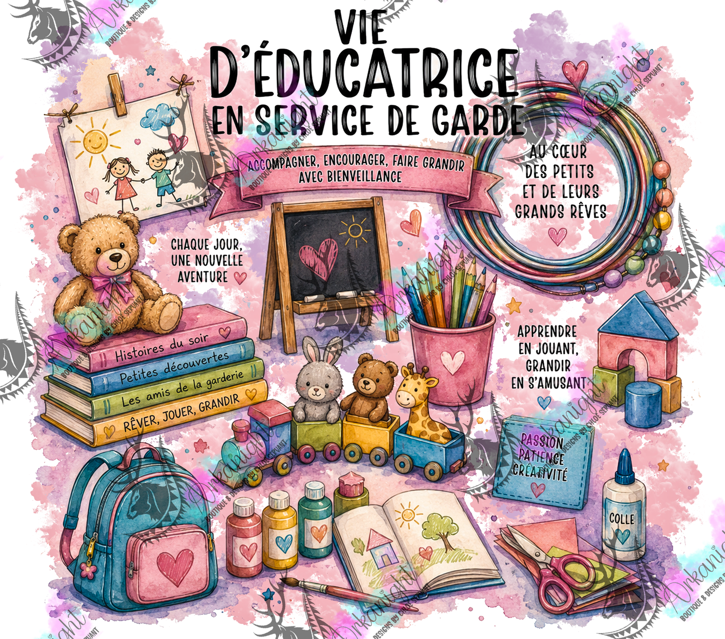 Numérique - Collection Occupation & Passion - Éducatrice en service de garde