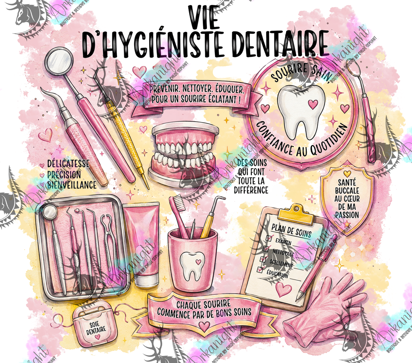 Numérique - Collection Occupation & Passion - Hygiéniste Dentaire