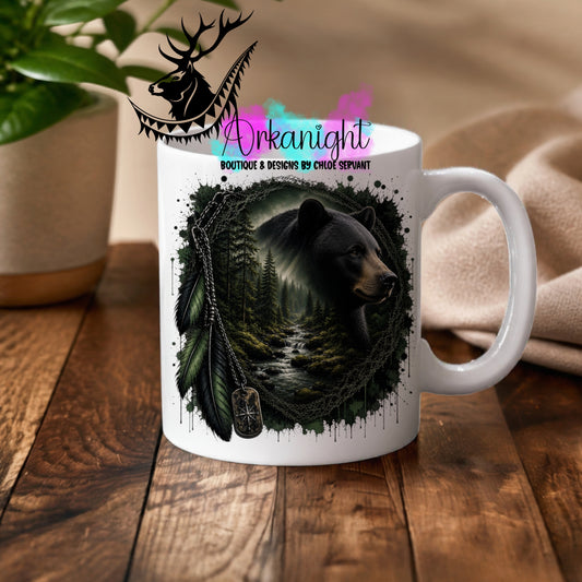 Numérique - Tasse en céramique - Collection Boho 2026 ♡ Double Exposition - Ours