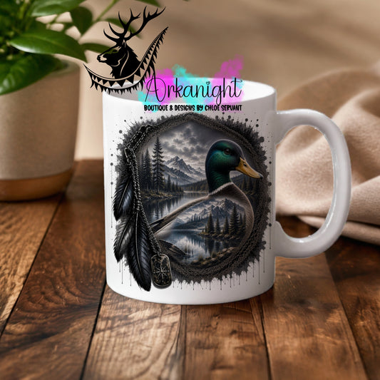 Numérique - Tasse en céramique - Collection Boho 2026 ♡ Double Exposition - Canard
