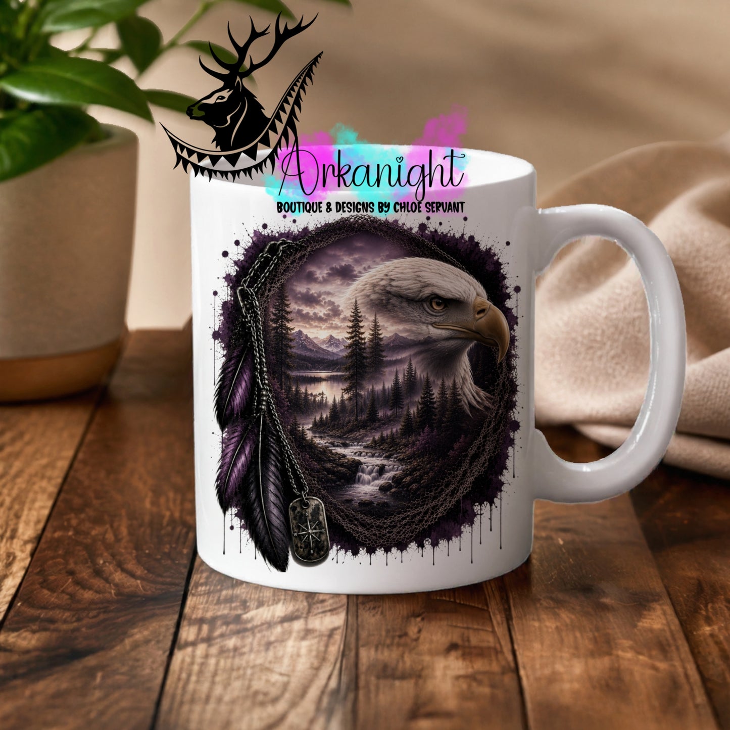 Tasse en céramique sur commande - Collection Boho 2026 ♡ Double Exposition ♡ Aigle