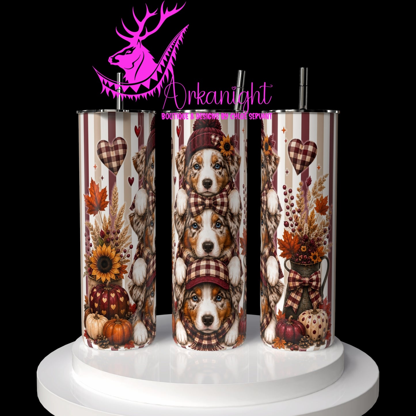 Numérique - Collection Automne 2026 - Trio Berger Australien Rouge Merle