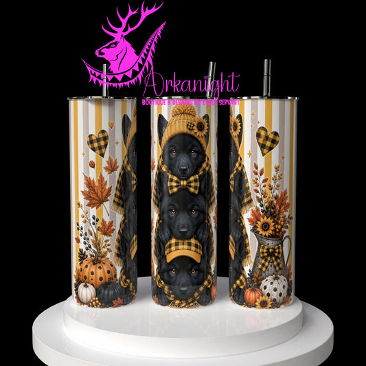 Gourde sur commande - Collection Automne 2026 - Trio Loup Noirs