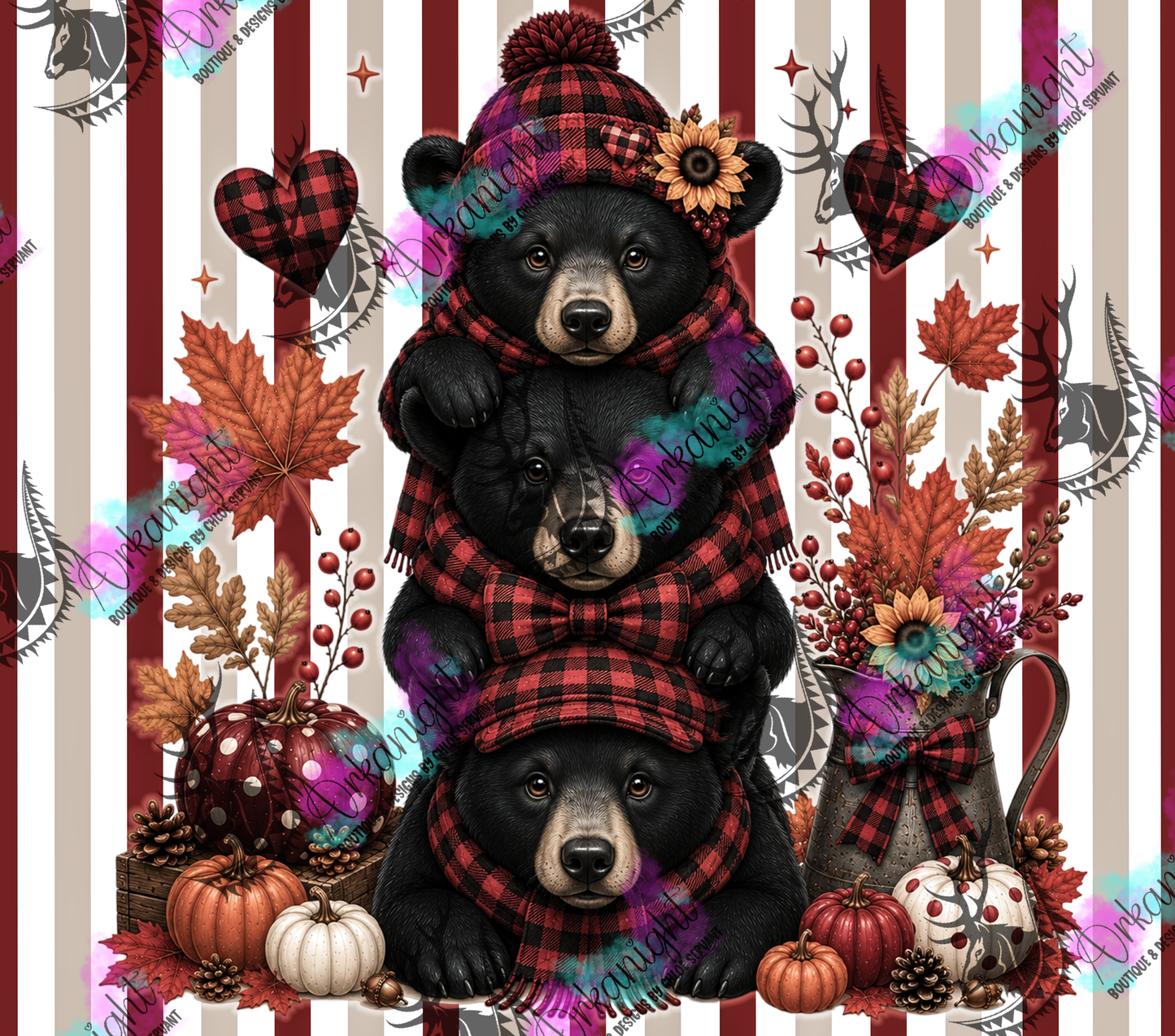Numérique - Collection Automne 2026 - Trio Ours Noir