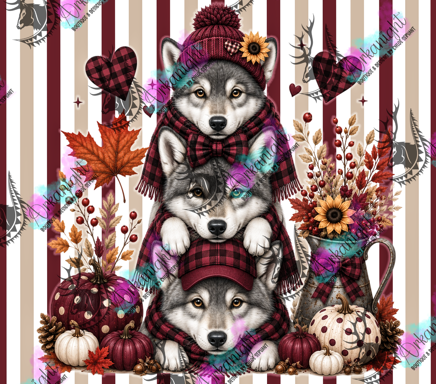 Numérique - Collection Automne 2026 - Trio Loup Gris