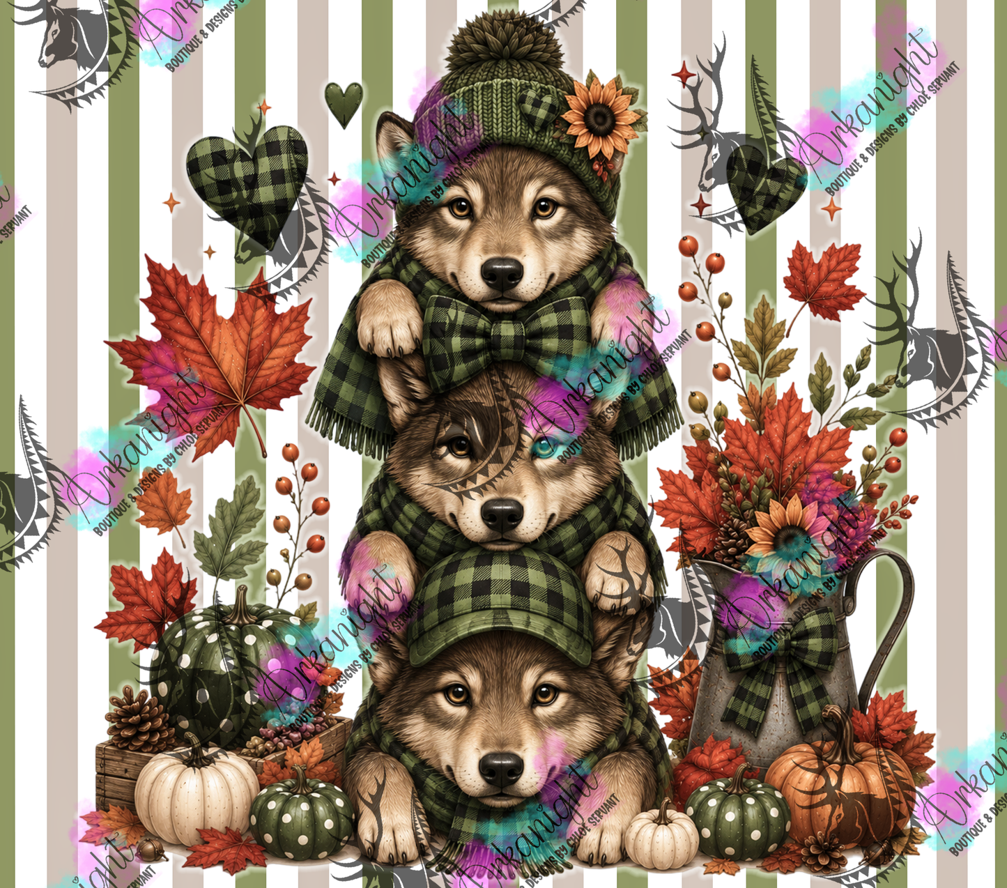 Numérique - Collection Automne 2026 - Trio Loup Brun