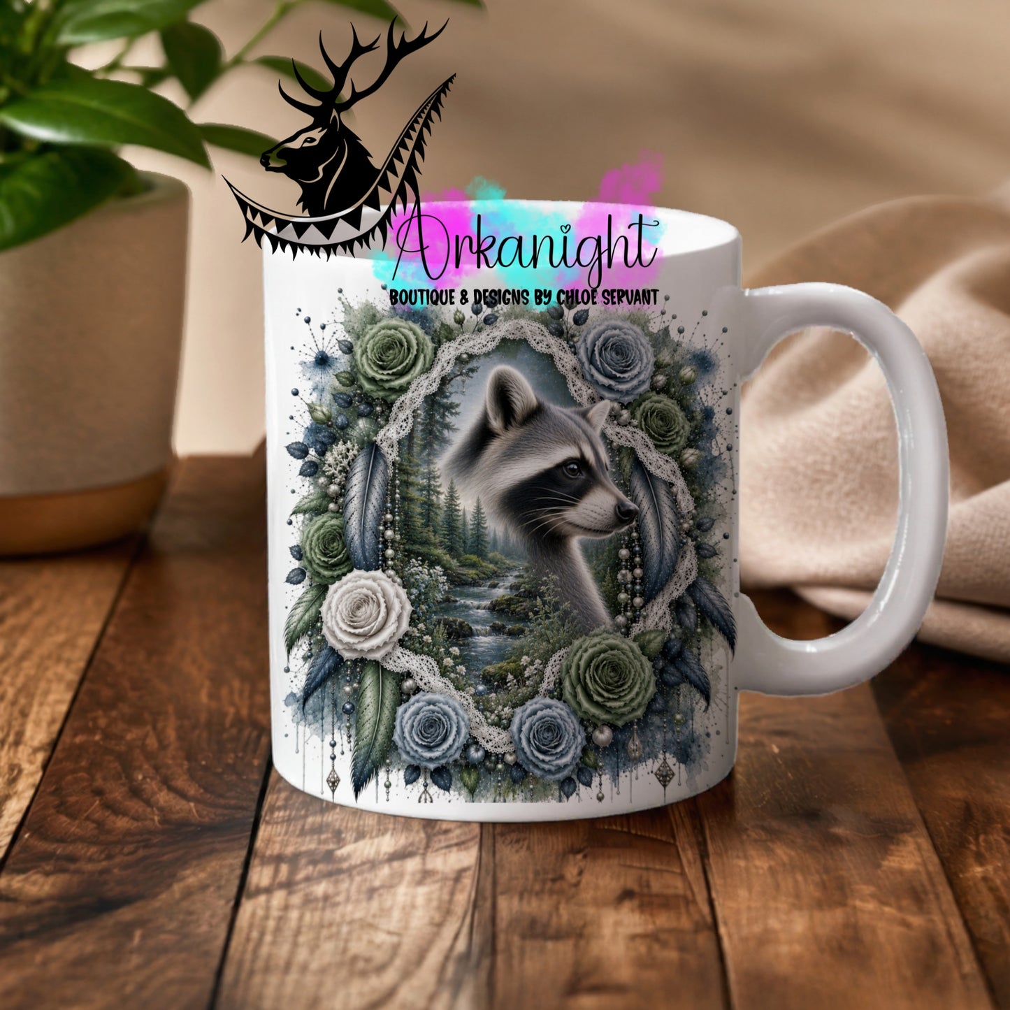 Numérique - Tasse en céramique - Collection Boho 2026 ♡ Double Exposition - Raton