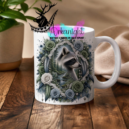 Numérique - Tasse en céramique - Collection Boho 2026 ♡ Double Exposition - Raton