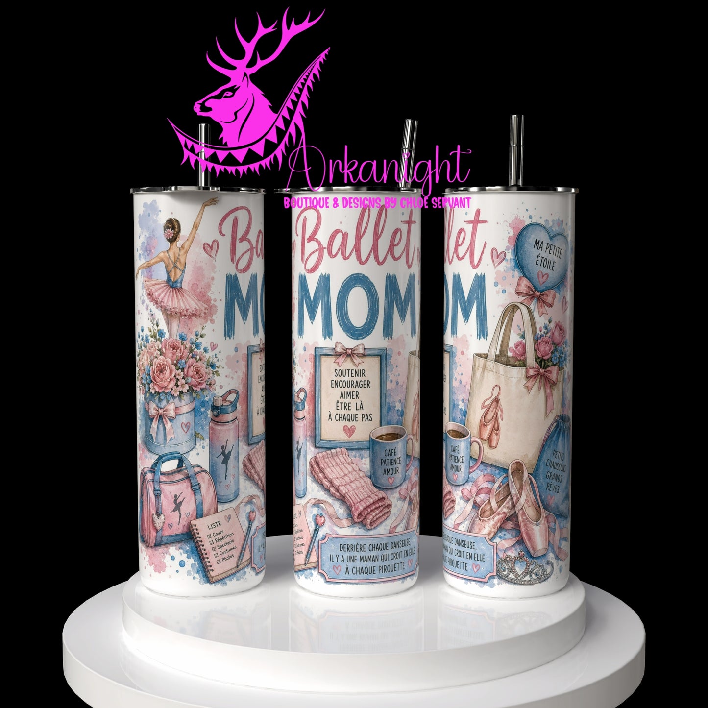 Gourde sur commande - Collection Occupation & Passion - Ballet Mom