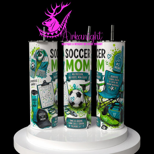 Gourde sur commande - Collection Occupation & Passion - Soccer Mom