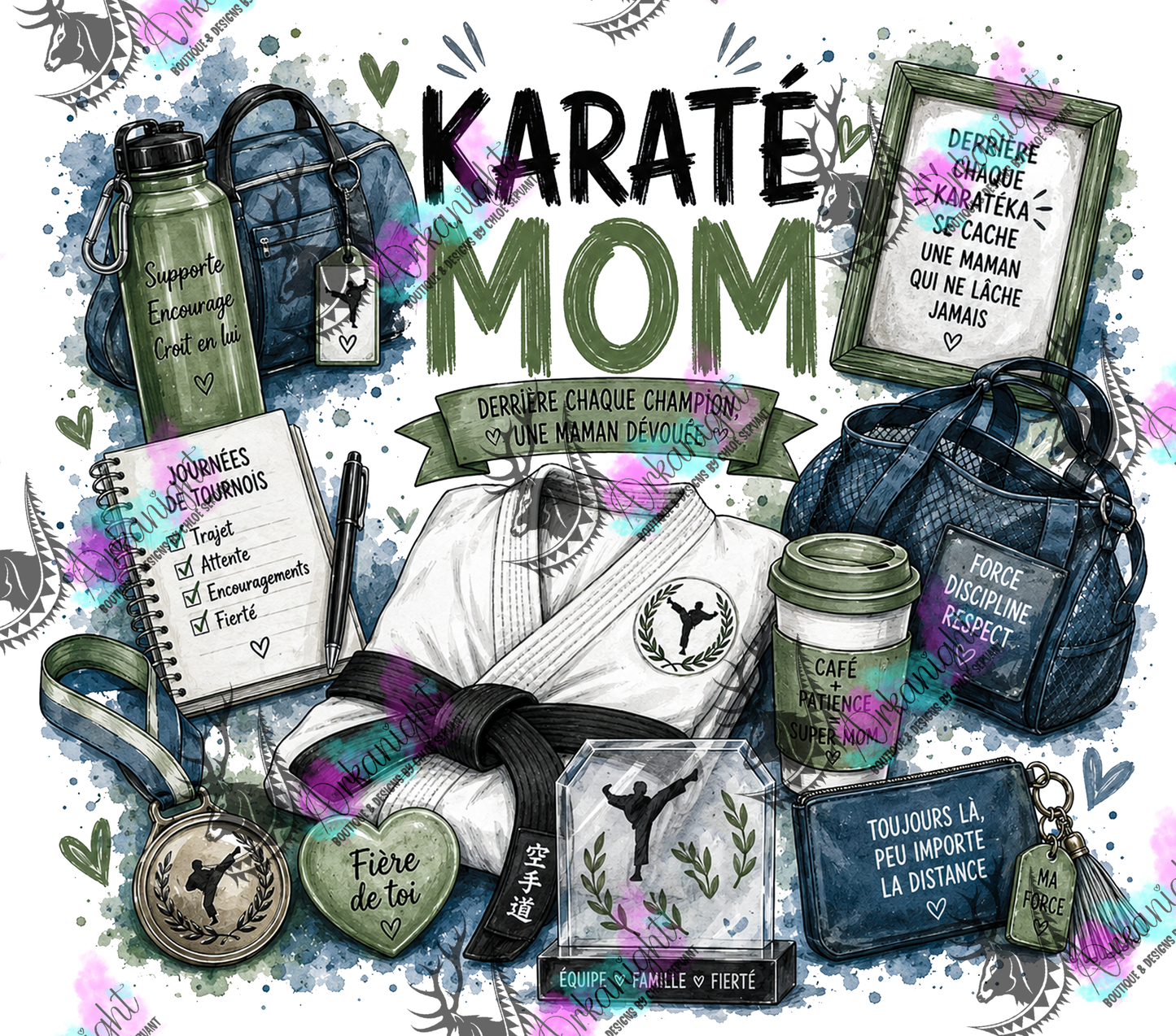 Numérique - Collection Occupation & Passion - Karaté Mom