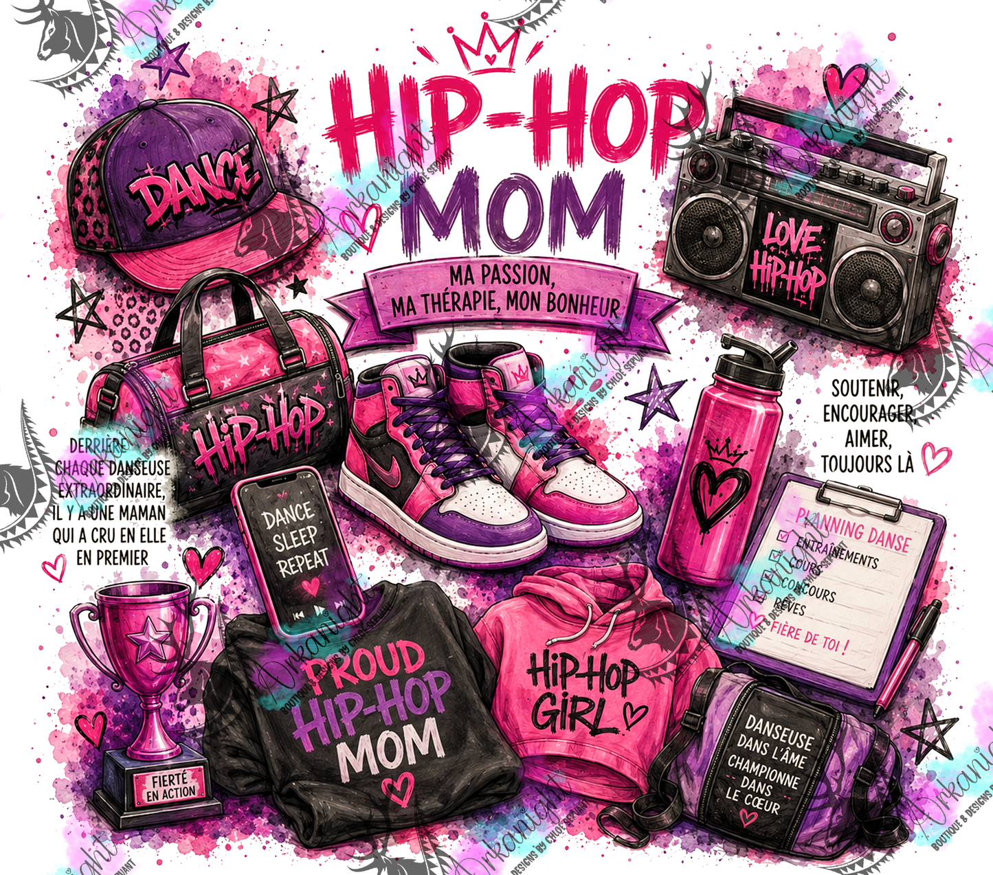 Numérique - Collection Occupation & Passion - Hip-Hop Mom