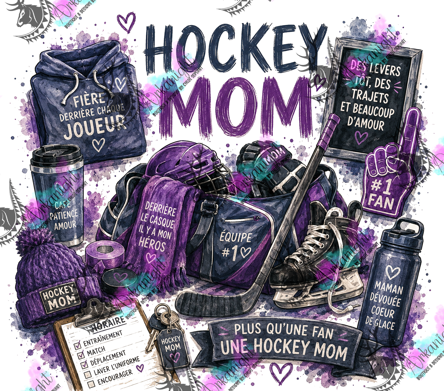 Numérique - Collection Occupation & Passion - Hockey Mom
