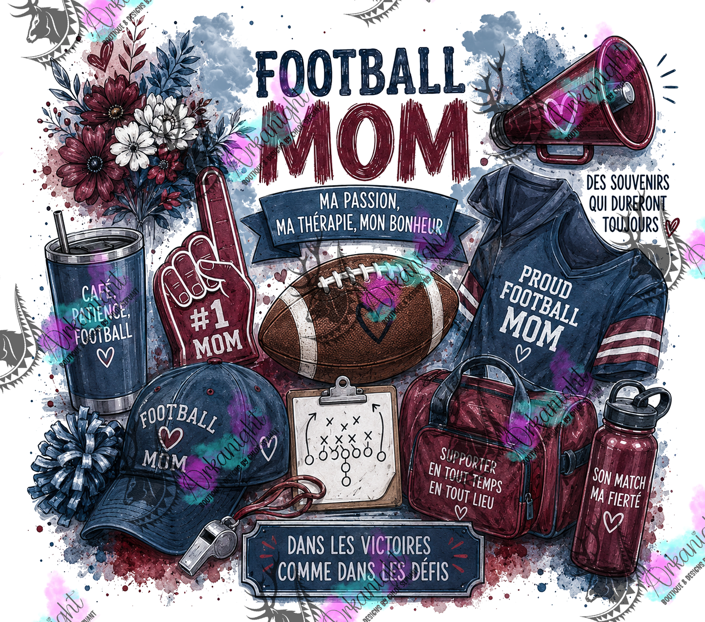 Numérique - Collection Occupation & Passion - Football Mom