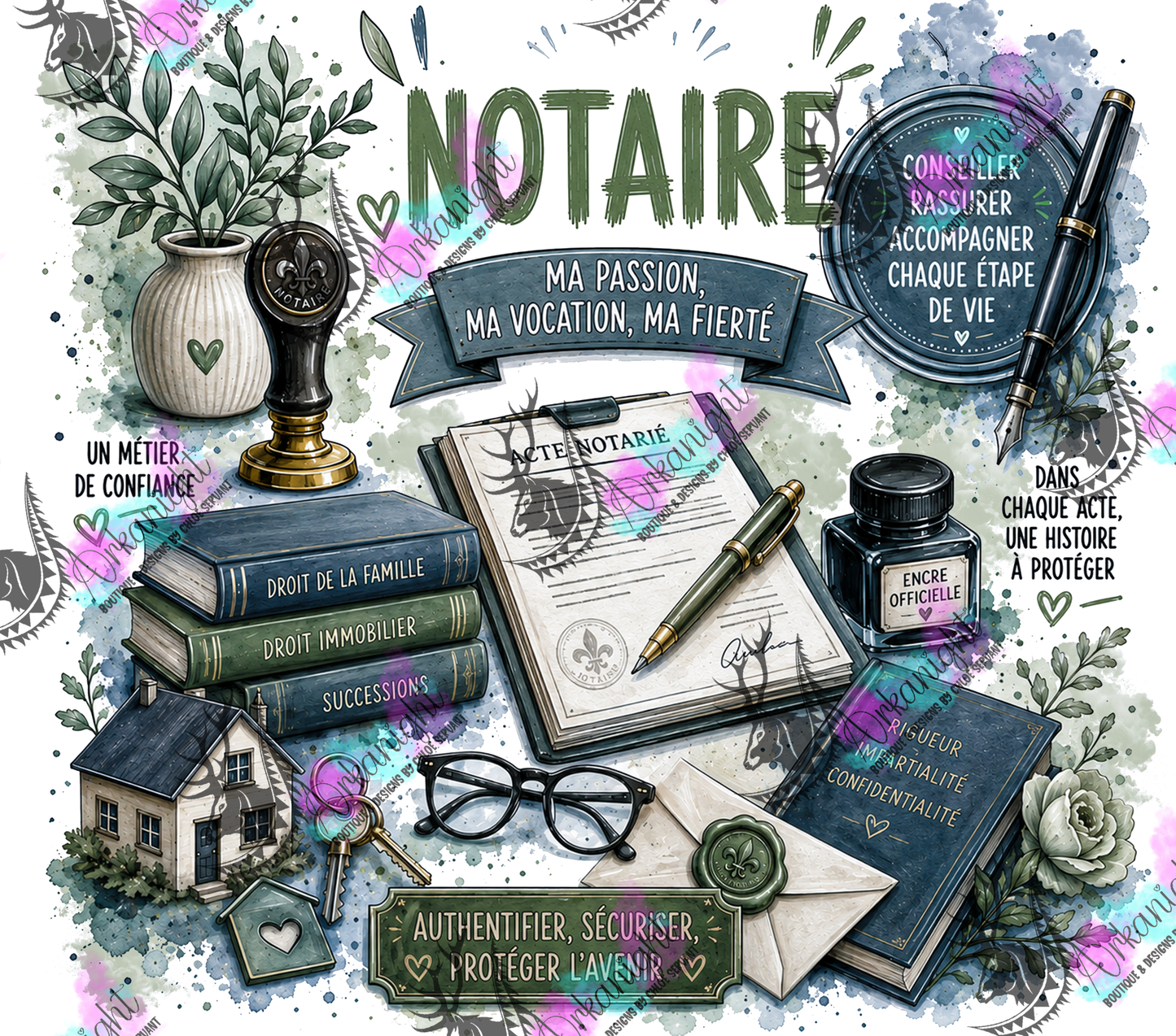 Numérique - Collection Occupation & Passion - Notaire