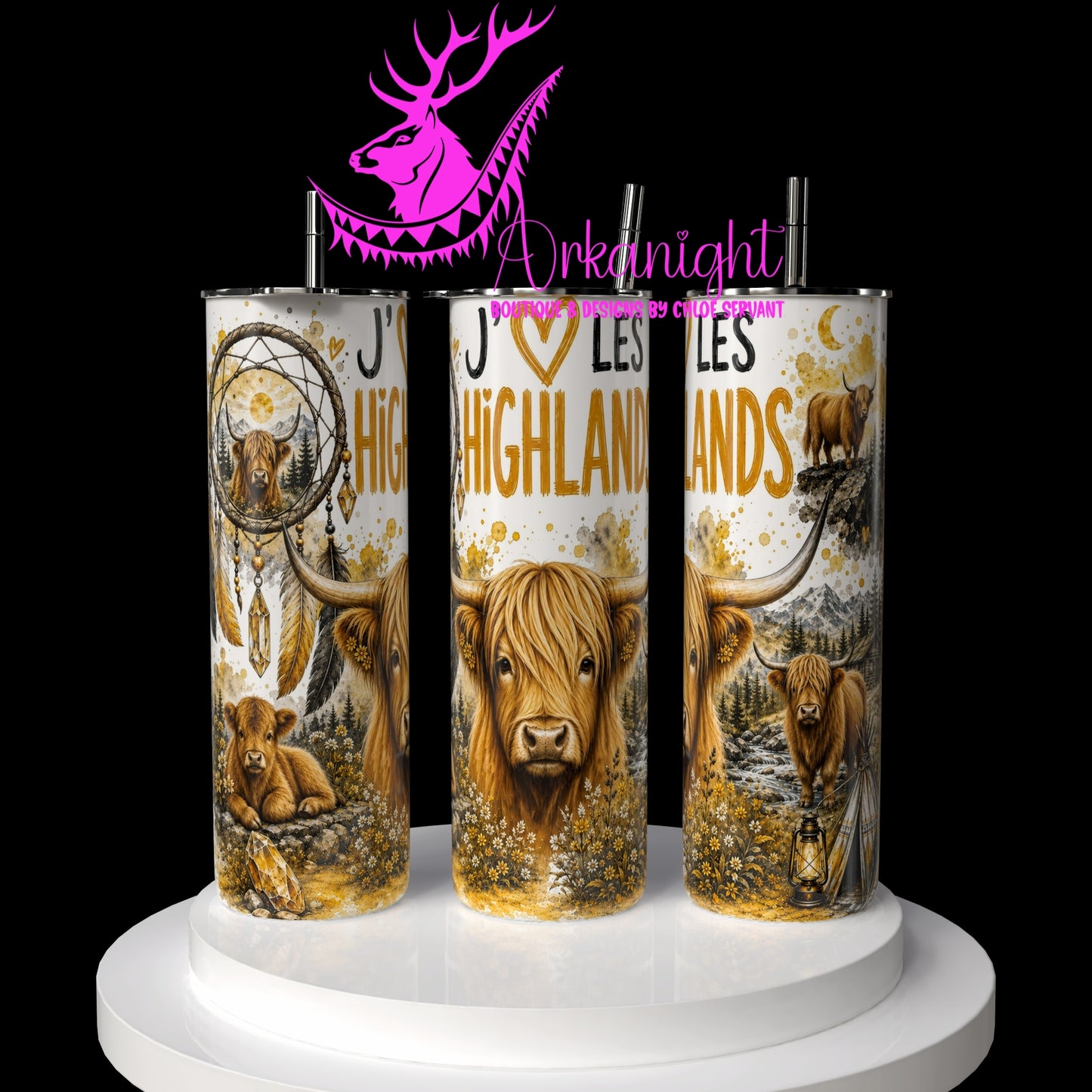 Numérique ♡Collection Boho 2026 ♡ Animaux ♡ Highlands Cows