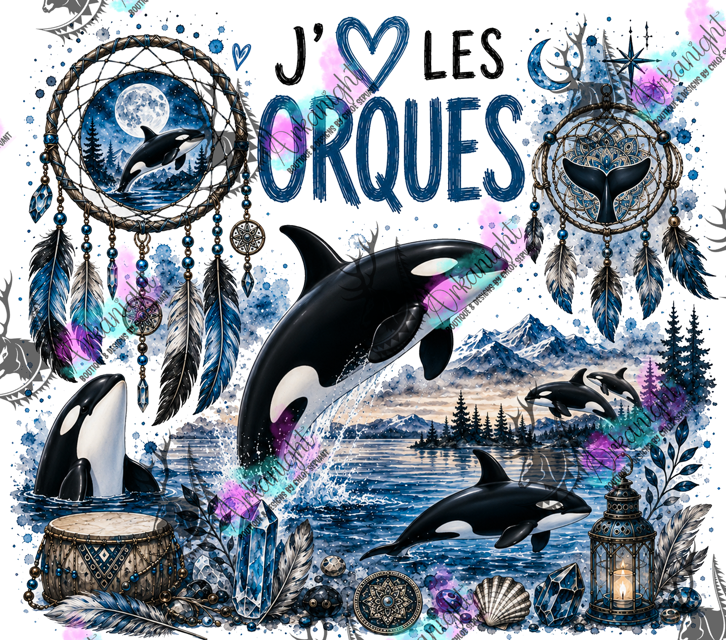 Numérique ♡Collection Boho 2026 ♡ Animaux ♡ Orques