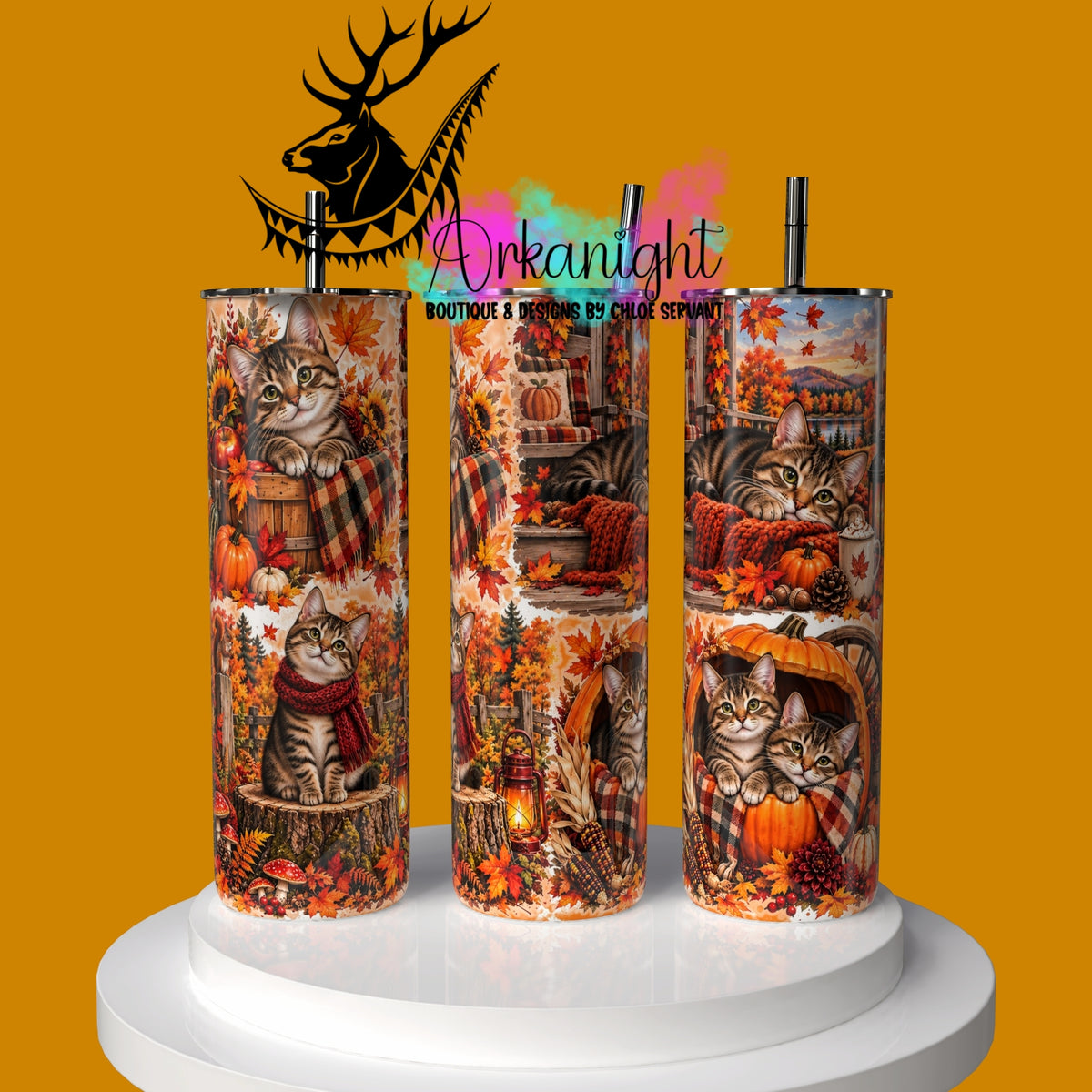 Gourde sur commande ♡ Collection Automne 2026 ♡ Chat Tabbie Brun