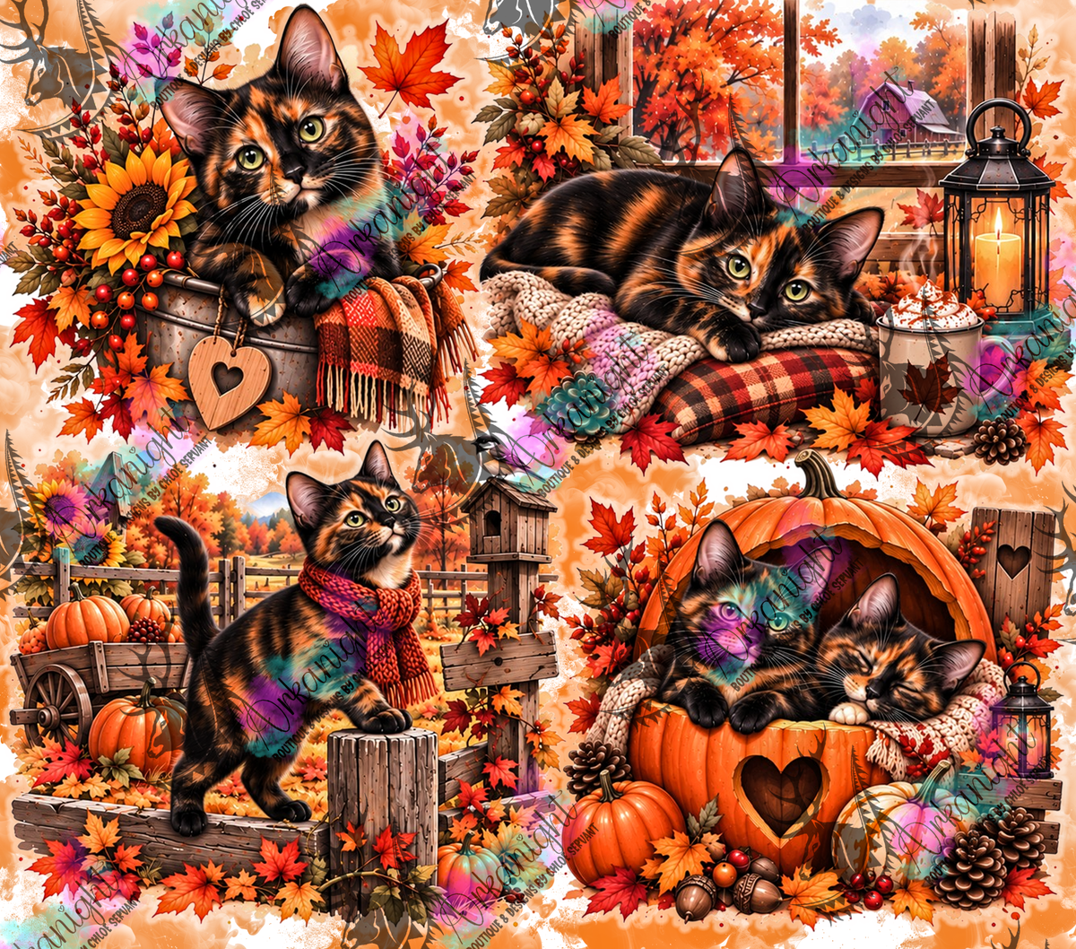Numérique ♡Collection Automne 2026 ♡ Chat Écaille de tortue