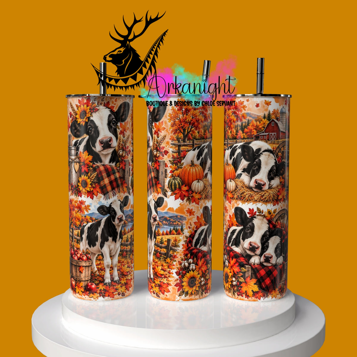 Gourde sur commande ♡ Collection Automne 2026 ♡ Vache Holstein