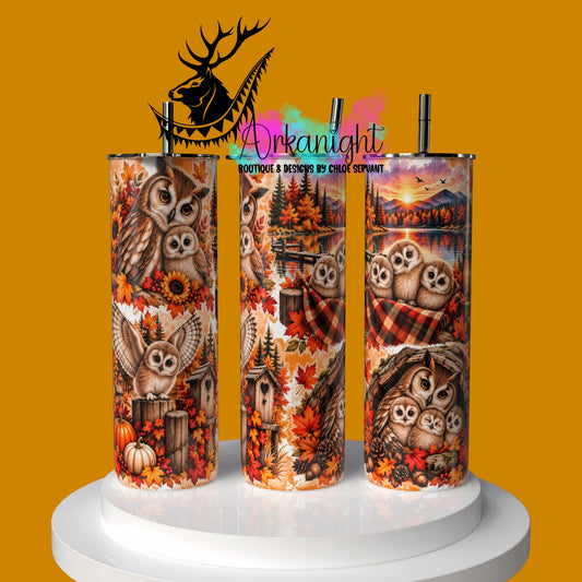 Gourde sur commande ♡ Collection Automne 2026 ♡ Hiboux