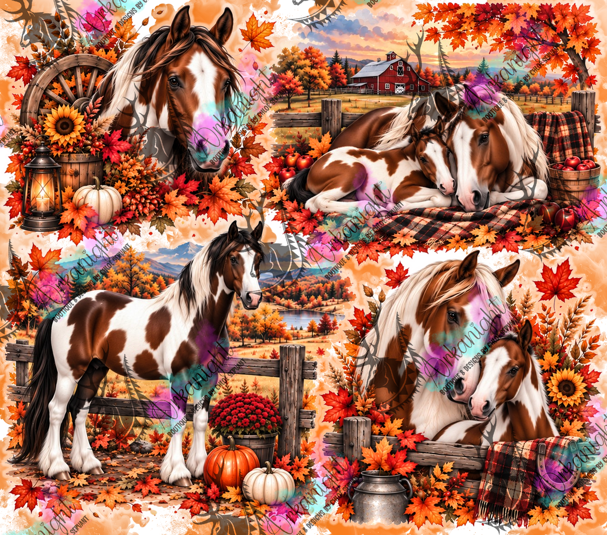 Numérique ♡Collection Automne 2026 ♡ Cheval Paint Horse