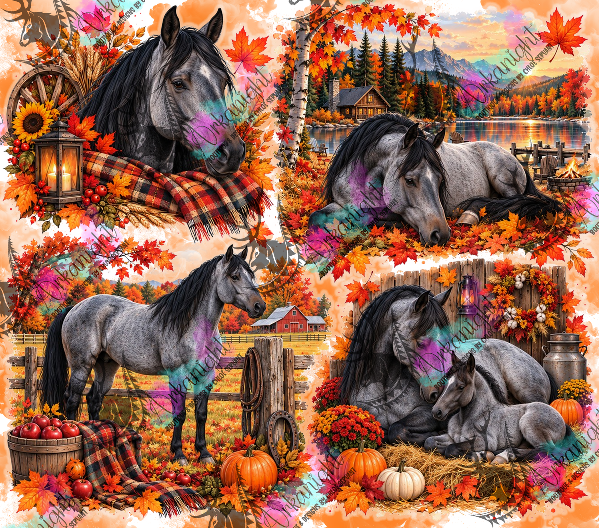 Numérique ♡Collection Automne 2026 ♡ Cheval Blue Roan