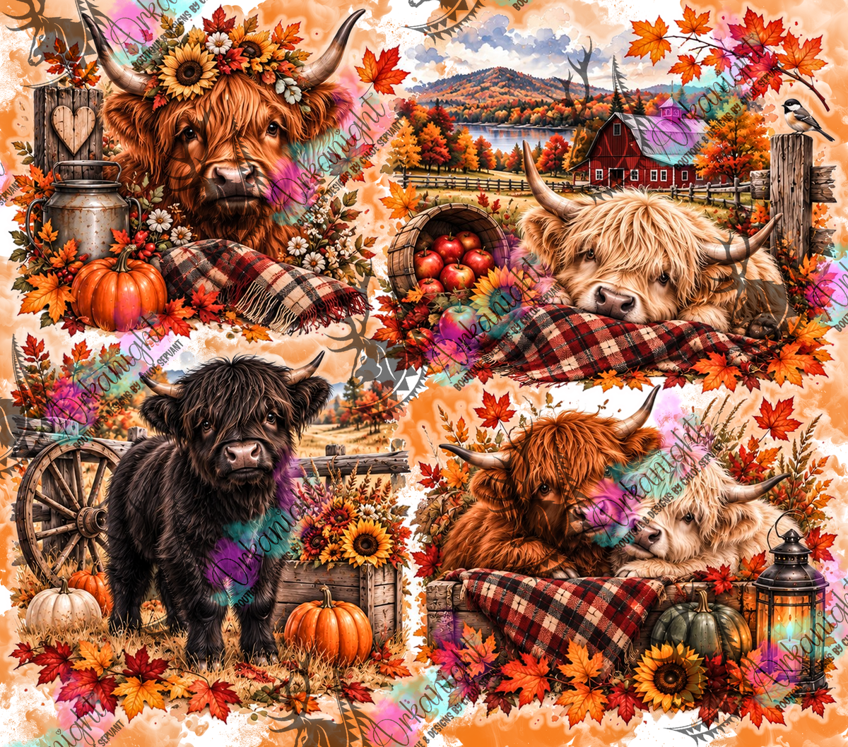 Numérique ♡Collection Automne 2026 ♡ Vache Highland